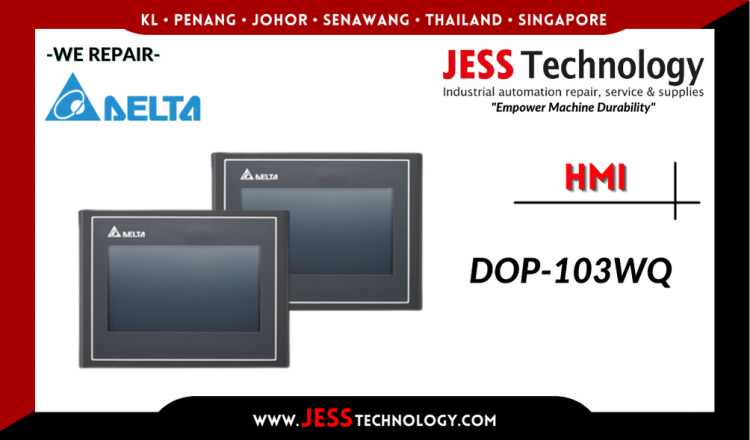 Repair DELTA HMI DOP-103WQ Malaysia, Singapore, Indonesia, Thailand