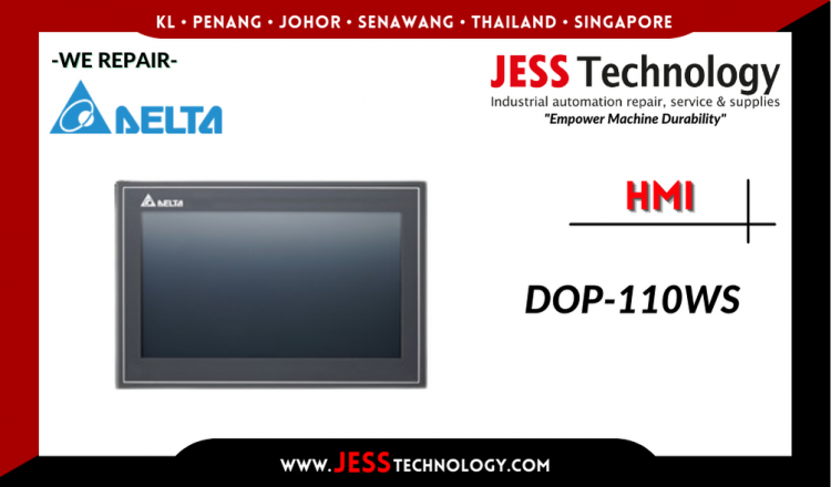 Repair DELTA HMI DOP-110WS Malaysia, Singapore, Indonesia, Thailand