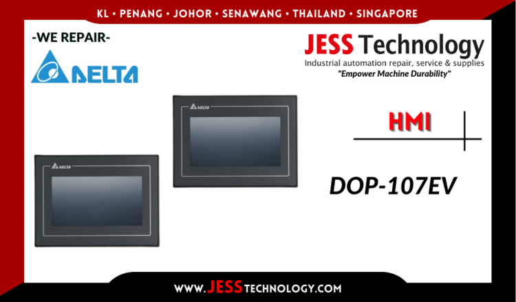 Repair DELTA HMI DOP-107EV Malaysia, Singapore, Indonesia, Thailand