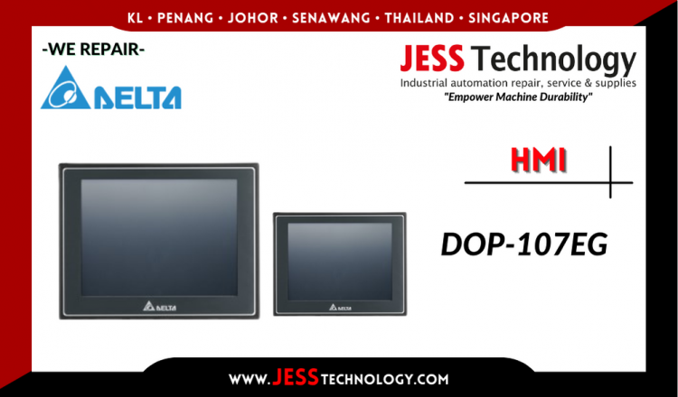 Repair DELTA HMI DOP-107EG Malaysia, Singapore, Indonesia, Thailand