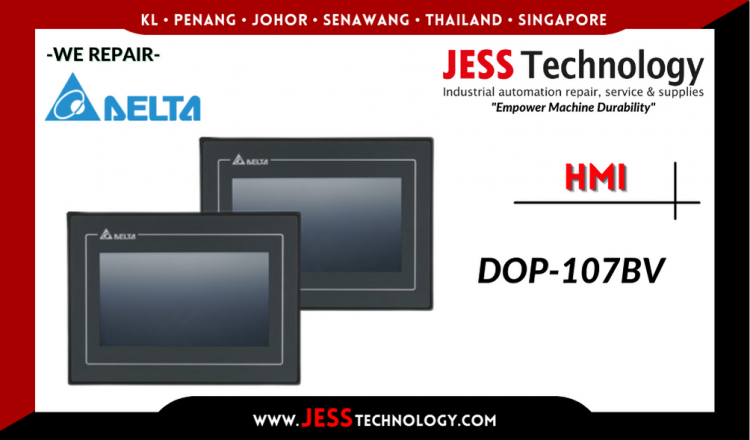 Repair DELTA HMI DOP-107BV Malaysia, Singapore, Indonesia, Thailand