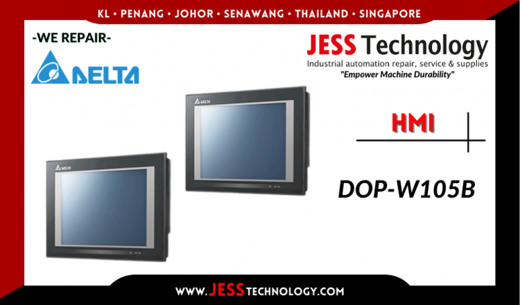 Repair DELTA HMI DOP-W105B Malaysia, Singapore, Indonesia, Thailand