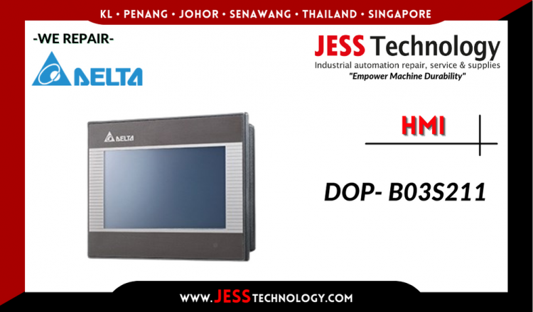 Repair DELTA HMI DOP- B03S211 Malaysia, Singapore, Indonesia, Thailand