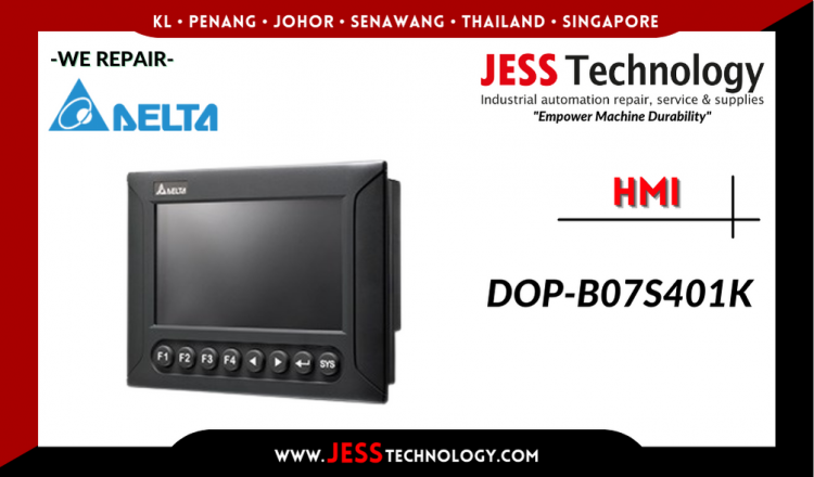 Repair DELTA HMI DOP-B07S401K Malaysia, Singapore, Indonesia, Thailand