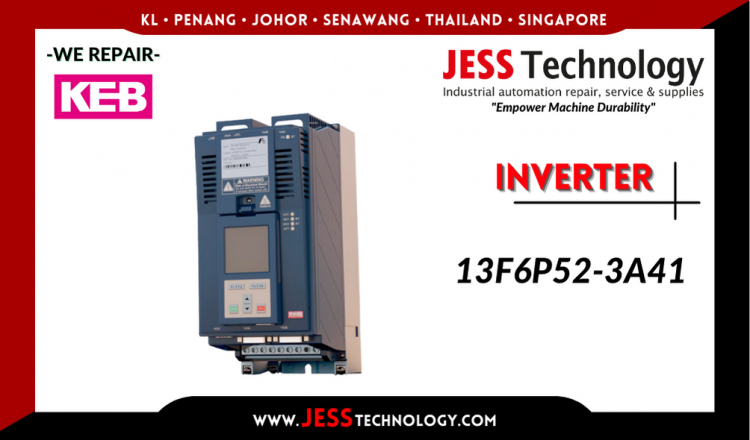 Repair KEB INVERTER 13F6P52-3A41 Malaysia, Singapore, Indonesia, Thailand