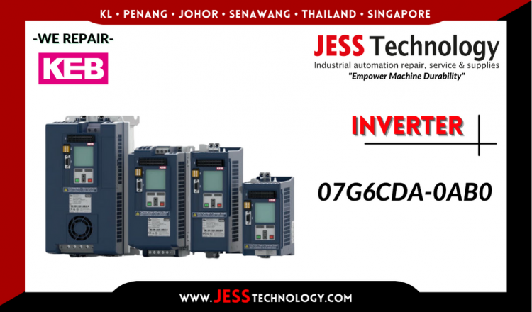 Repair KEB INVERTER 07G6CDA-0AB0 Malaysia, Singapore, Indonesia, Thailand
