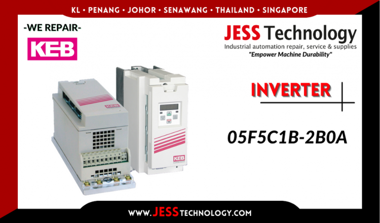 Repair KEB INVERTER 05F5C1B-2B0A Malaysia, Singapore, Indonesia, Thailand