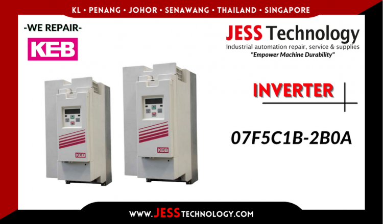 Repair KEB INVERTER 07F5C1B-2B0A Malaysia, Singapore, Indonesia, Thailand