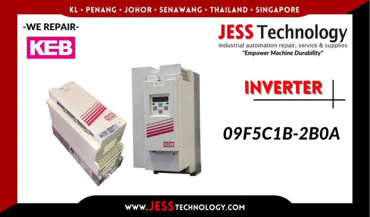 Repair KEB INVERTER 09F5C1B-2B0A Malaysia, Singapore, Indonesia, Thailand