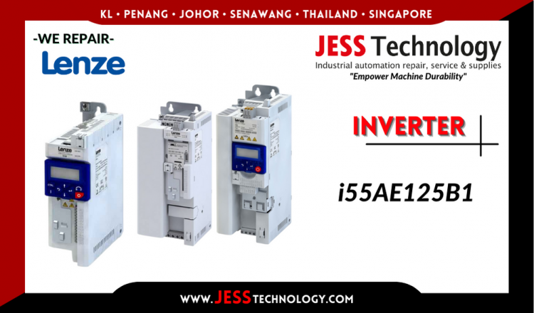 Repair LENZE INVERTER i55AE125B1 Malaysia, Singapore, Indonesia, Thailand