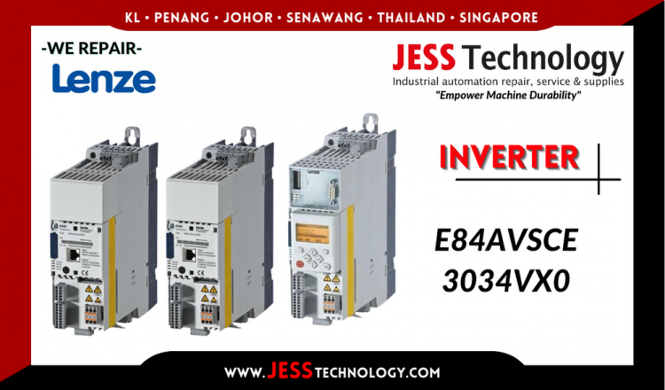 Repair LENZE INVERTER E84AVSCE3034VX0 Malaysia, Singapore, Indonesia, Thailand