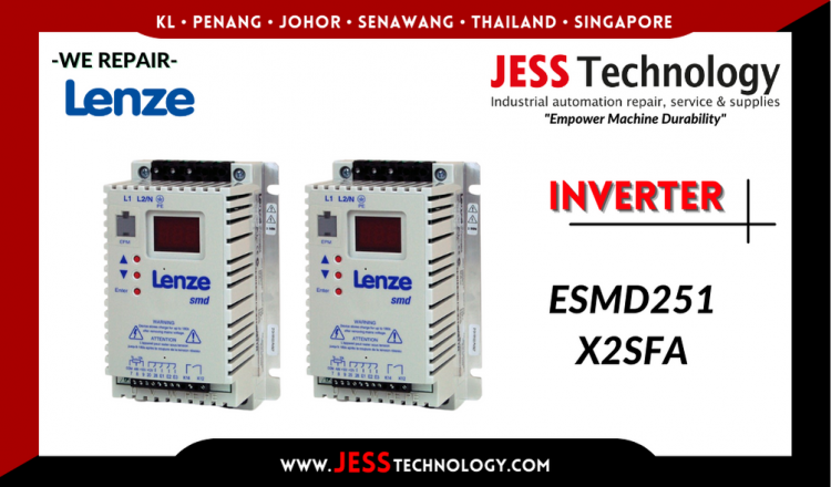 Repair LENZE INVERTER ESMD251X2SFA Malaysia, Singapore, Indonesia, Thailand