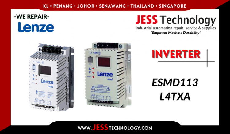 Repair LENZE INVERTER ESMD113L4TXA Malaysia, Singapore, Indonesia, Thailand