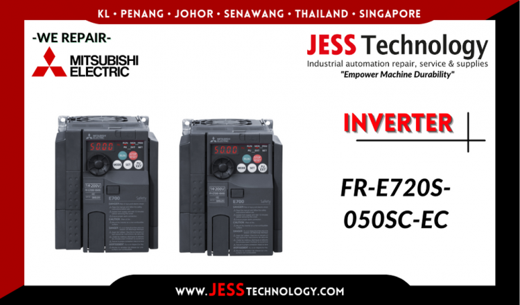 Repair MITSUBISHI ELECTRIC INVERTER FR-E720S-050SC-EC Malaysia, Singapore, Indonesia, Thailand