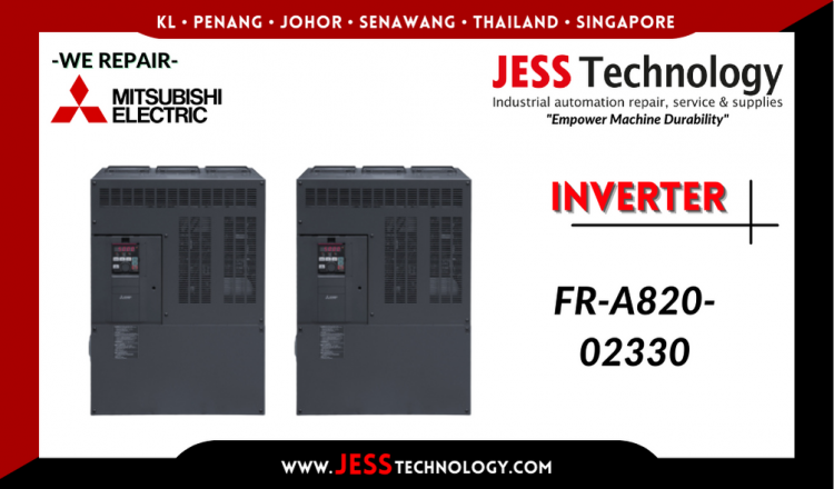 Repair MITSUBISHI ELECTRIC INVERTER FR-A820-02330 Malaysia, Singapore, Indonesia, Thailand