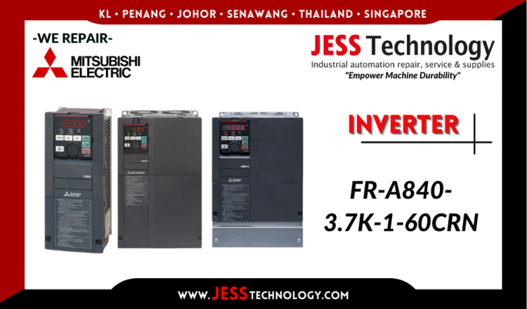 Repair MITSUBISHI ELECTRIC INVERTER FR-A840-90K-1-60CRN Malaysia, Singapore, Indonesia, Thailand