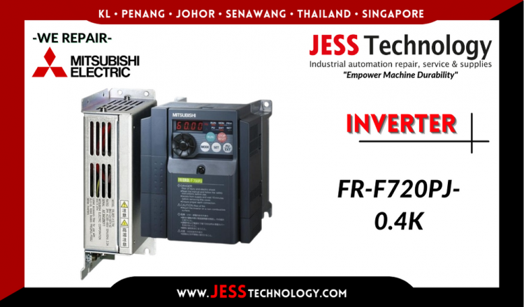 Repair MITSUBISHI ELECTRIC INVERTER FR-F720PJ-0.4K Malaysia, Singapore, Indonesia, Thailand
