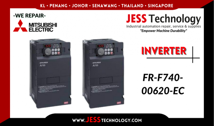 Repair MITSUBISHI ELECTRIC INVERTER FR-F740-00620-EC Malaysia, Singapore, Indonesia, Thailand