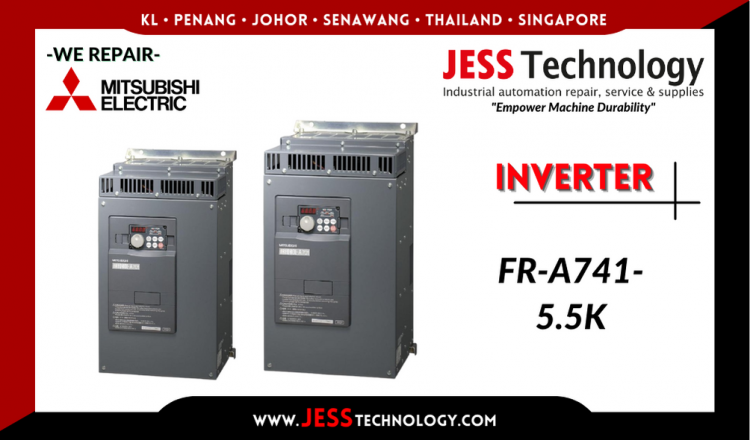 Repair MITSUBISHI ELECTRIC INVERTER FR-A741-5.5K Malaysia, Singapore, Indonesia, Thailand