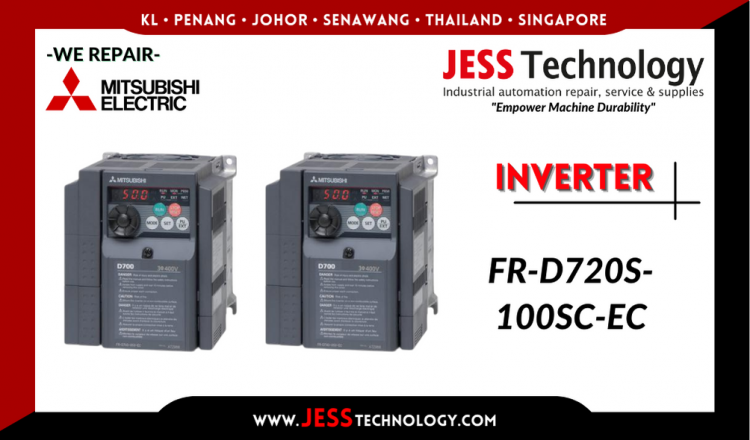 Repair MITSUBISHI ELECTRIC INVERTER FR-D720S-100SC-EC Malaysia, Singapore, Indonesia, Thailand