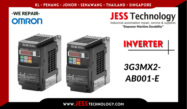 Repair OMRON INVERTER 3G3MX2-AB001-E Malaysia, Singapore, Indonesia, Thailand