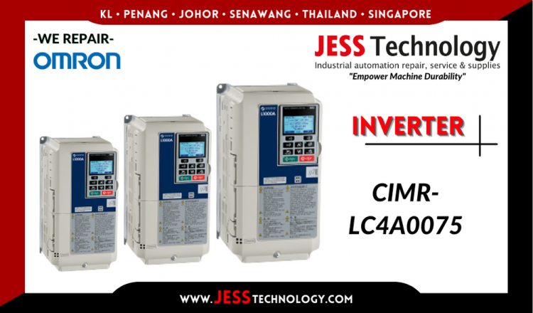 Repair OMRON INVERTER CIMR-LC4A0075 Malaysia, Singapore, Indonesia, Thailand
