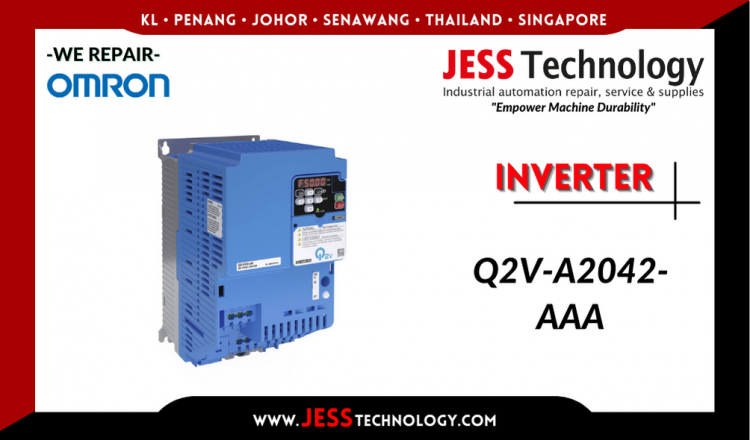 Repair OMRON INVERTER Q2V-A2042-AAA Malaysia, Singapore, Indonesia, Thailand