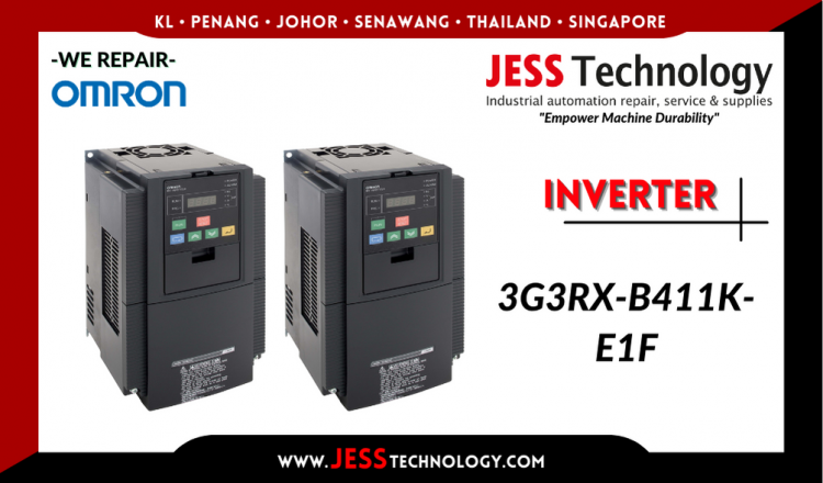 Repair OMRON INVERTER 3G3RX-B411K-E1F Malaysia, Singapore, Indonesia, Thailand