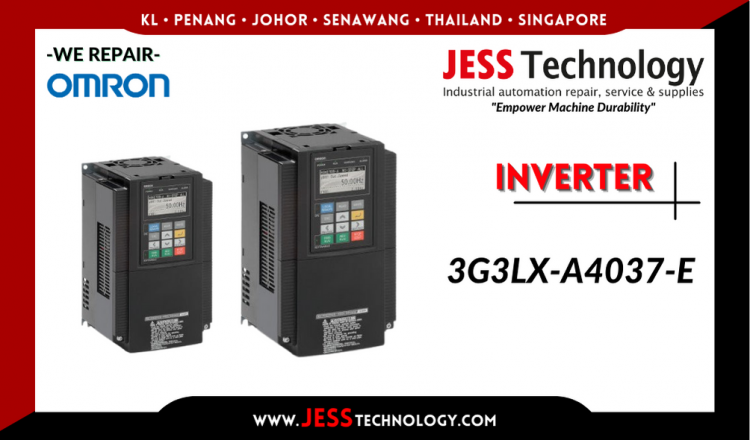 Repair OMRON INVERTER 3G3LX-A4037-E Malaysia, Singapore, Indonesia, Thailand
