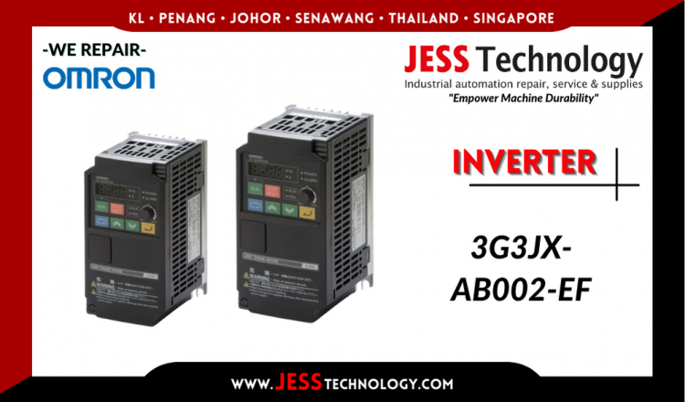 Repair OMRON INVERTER 3G3JX-AB002-EF Malaysia, Singapore, Indonesia, Thailand