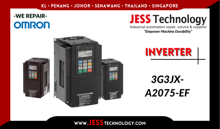 Repair OMRON INVERTER 3G3JX-A2075-EF Malaysia, Singapore, Indonesia, Thailand