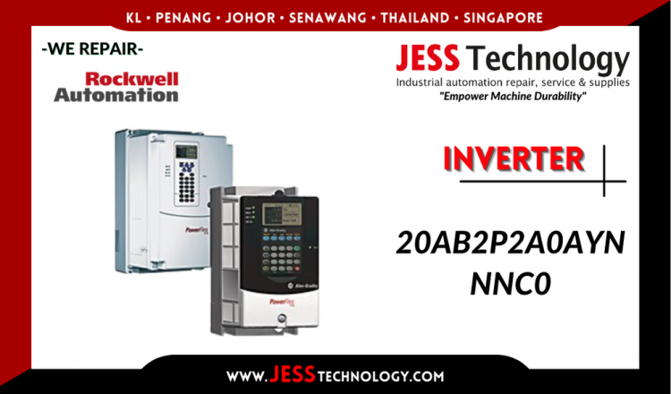 Repair ROCKWELL AUTOMATION INVERTER 20AB2P2A0AYNNNC0 Malaysia, Singapore, Indonesia, Thailand