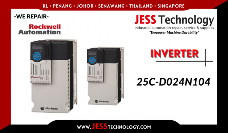 Repair ROCKWELL AUTOMATION INVERTER 25C-D024N104 Malaysia, Singapore, Indonesia, Thailand