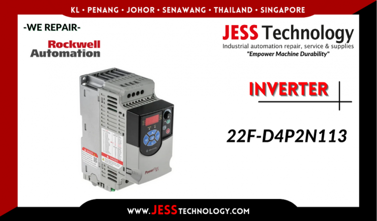 Repair ROCKWELL AUTOMATION INVERTER 22F-D4P2N113 Malaysia, Singapore, Indonesia, Thailand