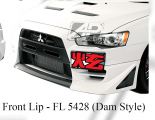 Mitsubishi Evo X Dam Style Front Lip 
