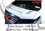 Toyota Alphard 2015 - 2018 RWN Style Front Bonnet (Carbon Fibre / FRP Material) 