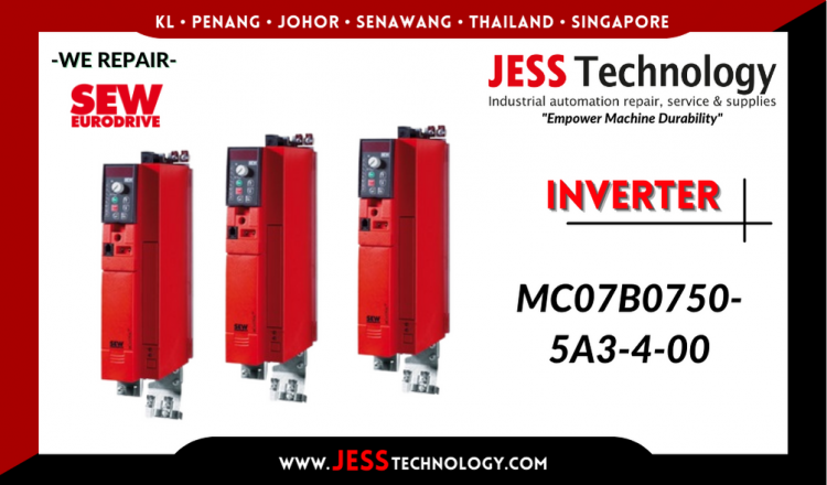 Repair SEW-EURODRIVE INVERTER MC07B0750-5A3-4-00 Malaysia, Singapore, Indonesia, Thailand