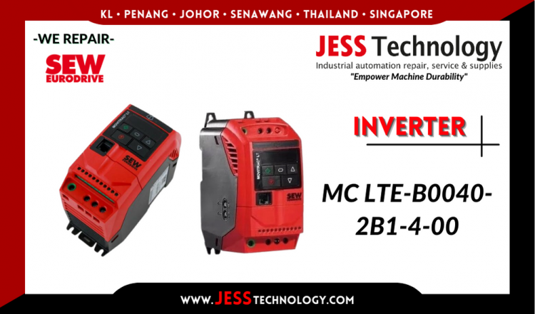 Repair SEW-EURODRIVE INVERTER MC LTE-B0040-2B1-4-00 Malaysia, Singapore, Indonesia, Thailand