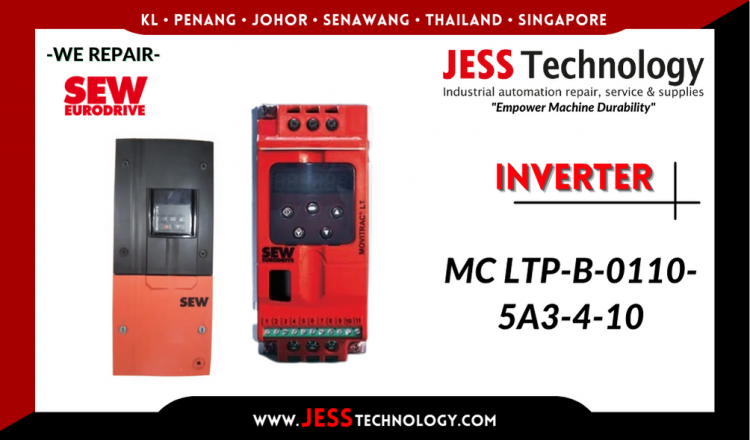 Repair SEW-EURODRIVE INVERTER MC LTP-B-0110-5A3-4-10 Malaysia, Singapore, Indonesia, Thailand