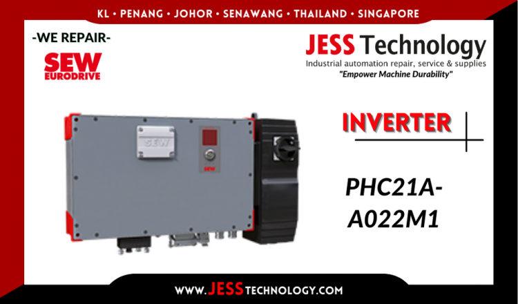 Repair SEW-EURODRIVE INVERTER PHC21A-A022M1 Malaysia, Singapore, Indonesia, Thailand