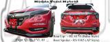 Honda HRV / Vezel 2015 Hybrid Front V Lip, Rear Lip, Boot Spoiler 