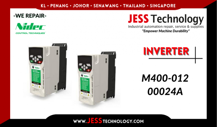 Repair NIDEC INVERTER M400-012 00024A Malaysia, Singapore, Indonesia, Thailand