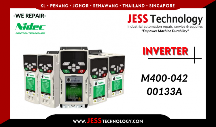 Repair NIDEC INVERTER M400-042 00133A Malaysia, Singapore, Indonesia, Thailand