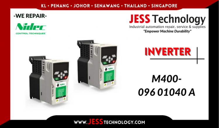Repair NIDEC INVERTER M400-096 01040 A Malaysia, Singapore, Indonesia, Thailand