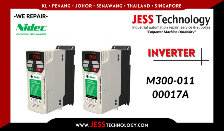 Repair NIDEC INVERTER M300-011 00017A Malaysia, Singapore, Indonesia, Thailand