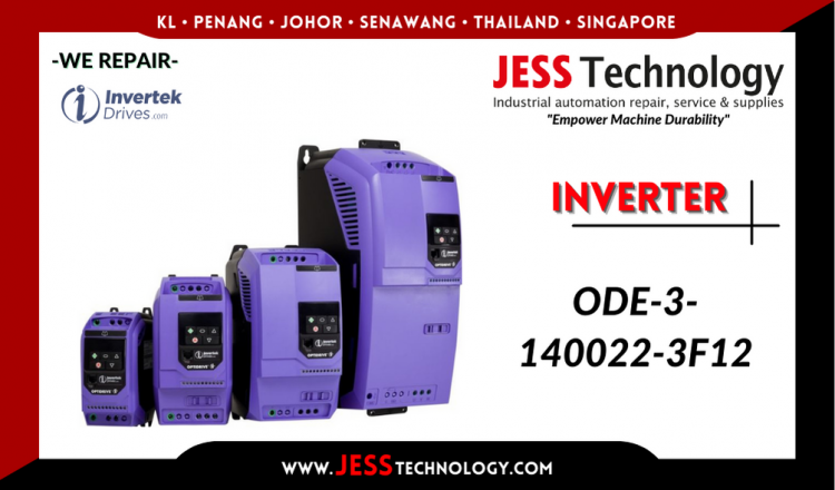 Repair INVERTEK INVERTER ODE-3-140022-3F12 Malaysia, Singapore, Indonesia, Thailand