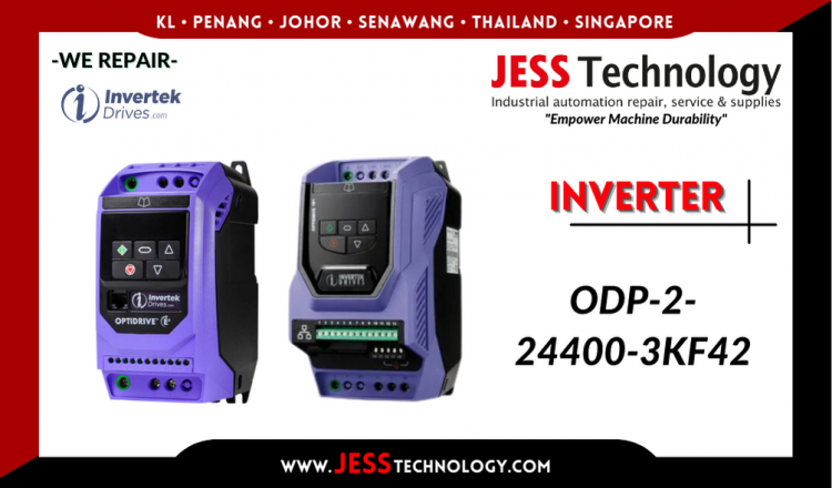 Repair INVERTEK INVERTER ODP-2-24400-3KF42 Malaysia, Singapore, Indonesia, Thailand