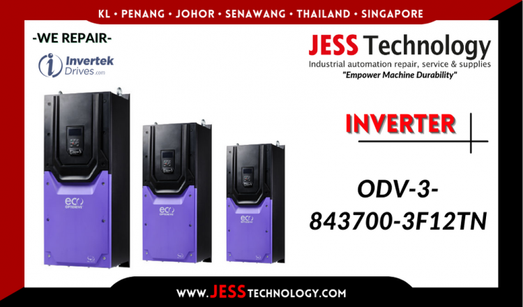 Repair INVERTEK INVERTER ODV-3-843700-3F12TN Malaysia, Singapore, Indonesia, Thailand