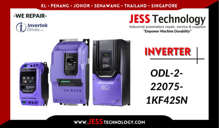 Repair INVERTEK INVERTER ODL-2-22075-1KF42SN Malaysia, Singapore, Indonesia, Thailand