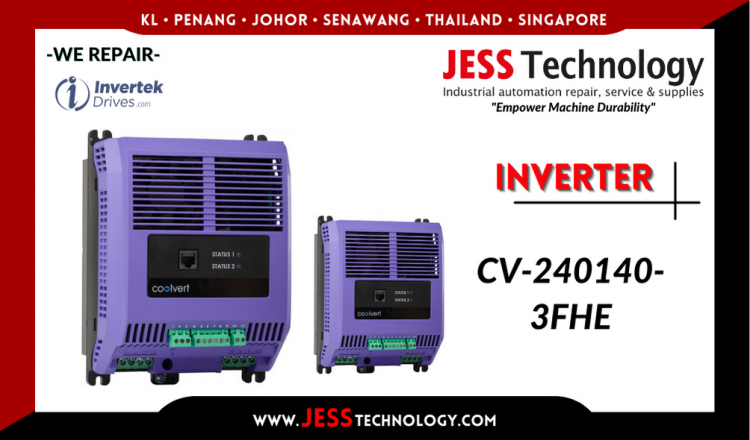 Repair INVERTEK INVERTER CV-240140-3FHE Malaysia, Singapore, Indonesia, Thailand